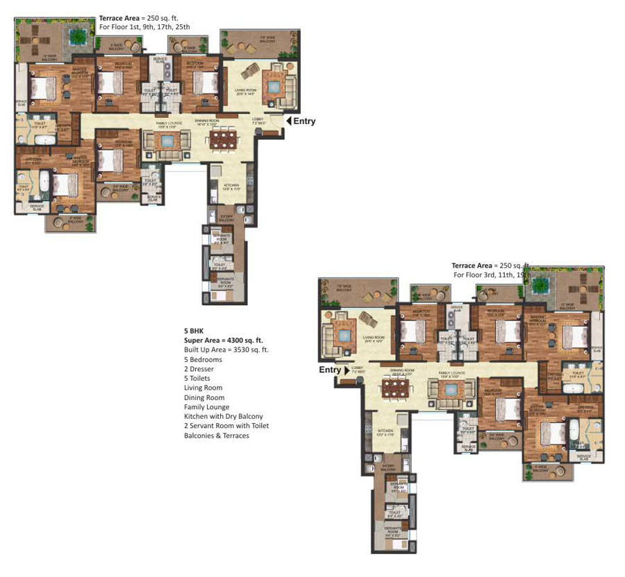 Prateek Edifice  Floor Plan 