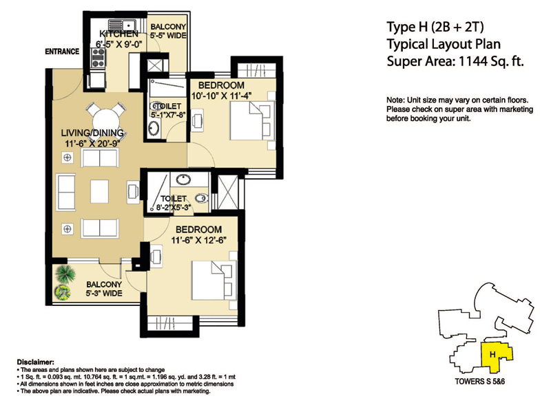 Eldeco Aamantran  Floor Plan  Eldeco Aamantran  Floor Plan
