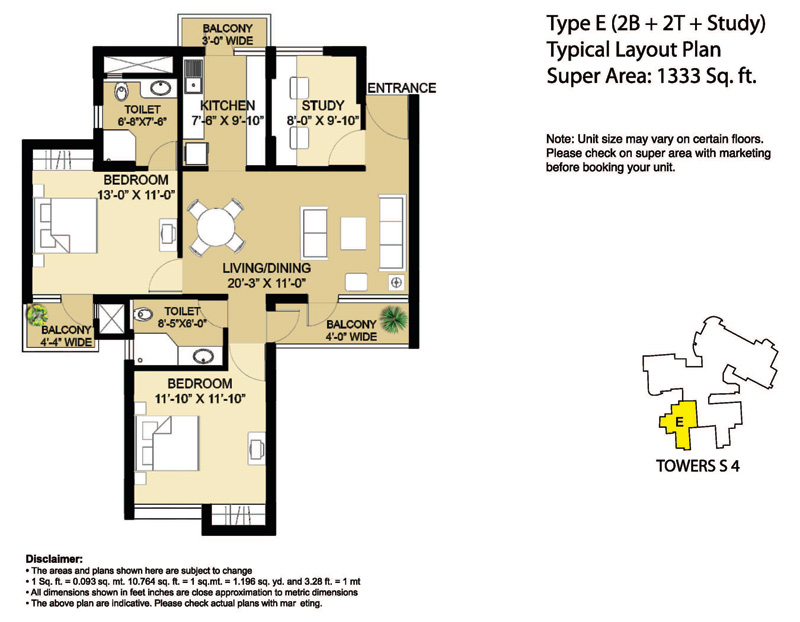 Eldeco Aamantran  Floor Plan  Eldeco Aamantran  Floor Plan