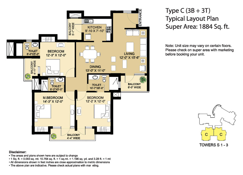 Eldeco Aamantran  Floor Plan  Eldeco Aamantran  Floor Plan