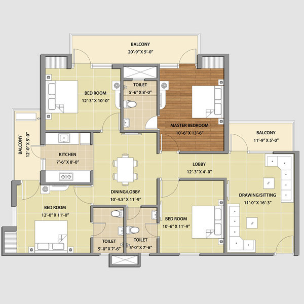 Oasis My Home  Floor Plan 