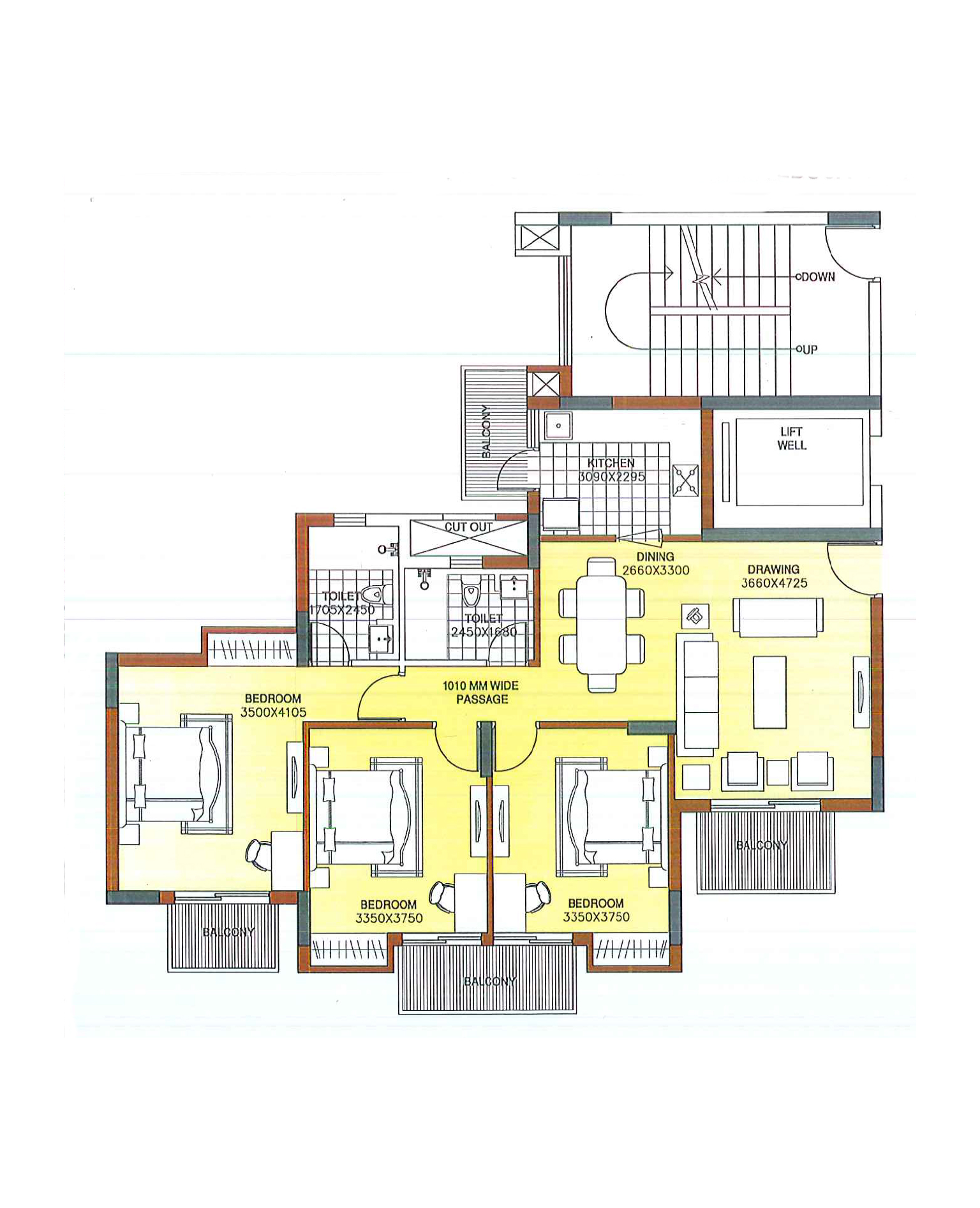 ATS Dolce  Floor Plan 