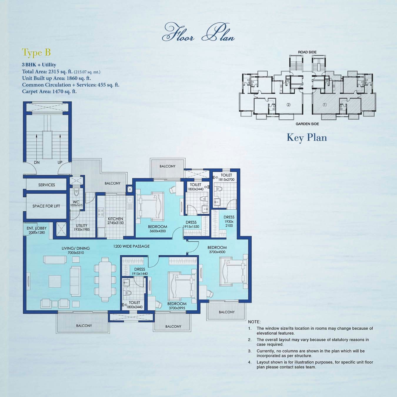 ATS Dolce  Floor Plan 