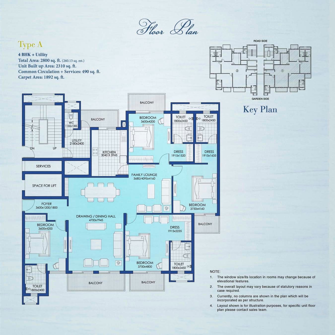 ATS Dolce  Floor Plan 