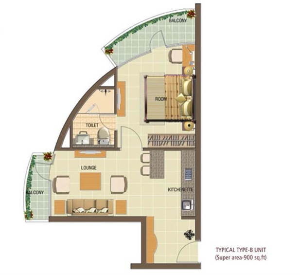 KLJ Square  Floor Plan 