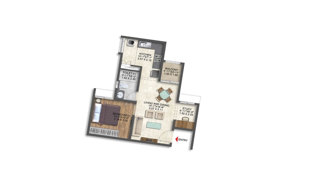 Puraniks Ikigai  Floor Plan 