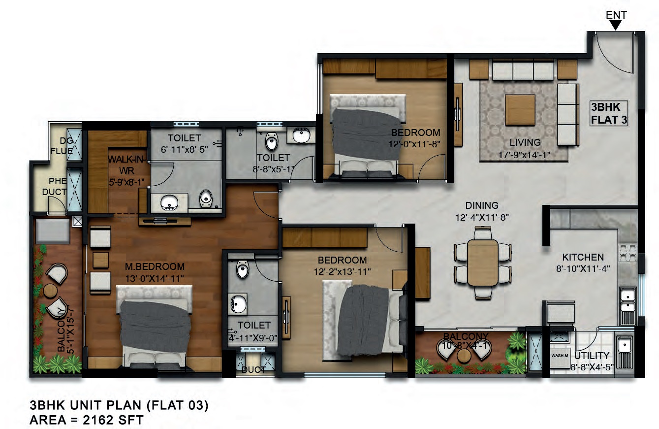 Rajarajeshware Manikchand 117 FF  Floor Plan 