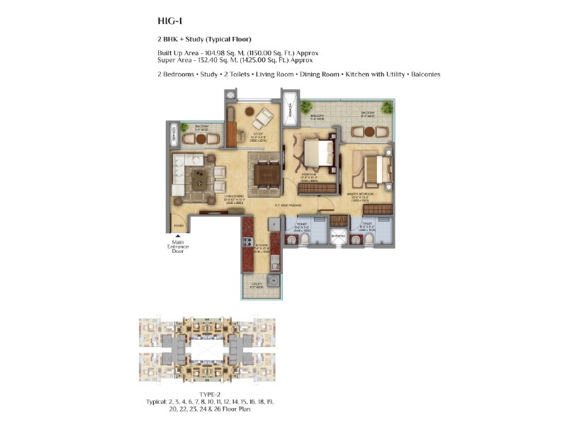 Mahagun Meadows  Floor Plan 