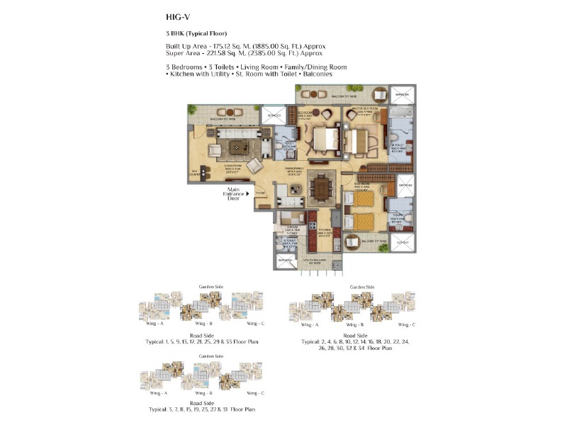 Mahagun Meadows  Floor Plan 