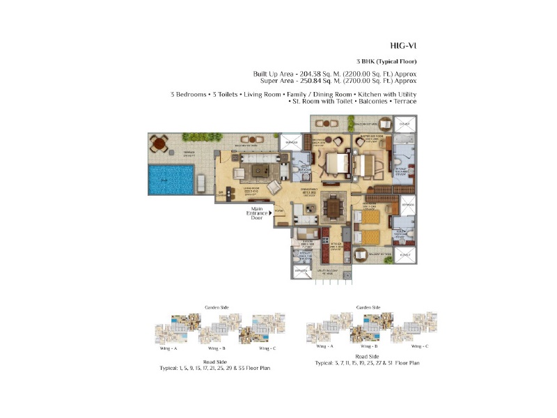 Mahagun Meadows  Floor Plan 