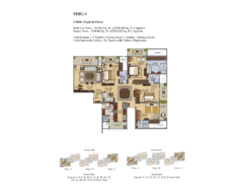 Mahagun Meadows  Floor Plan 