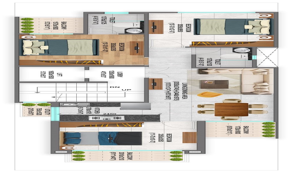 Signature Global City 81  Floor Plan 
