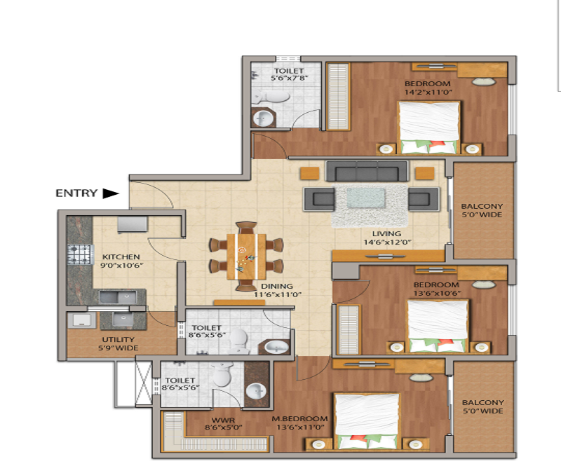 Brigade Laguna  Floor Plan  Brigade Laguna  Floor Plan