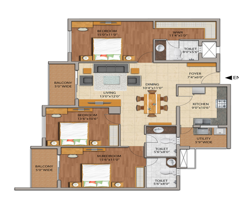 Brigade Laguna  Floor Plan  Brigade Laguna  Floor Plan