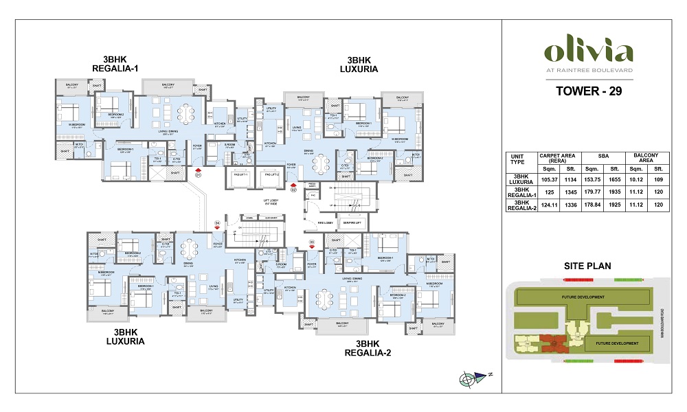 Olivia at L&T Raintree Boulevard  Floor Plan 