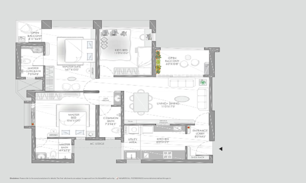 Yashwin Nuovo Centro  Floor Plan  Yashwin Nuovo Centro  Floor Plan