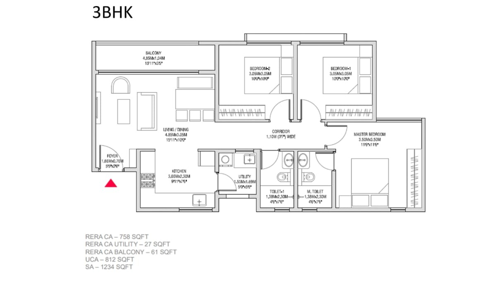 Godrej Splendour  Floor Plan 