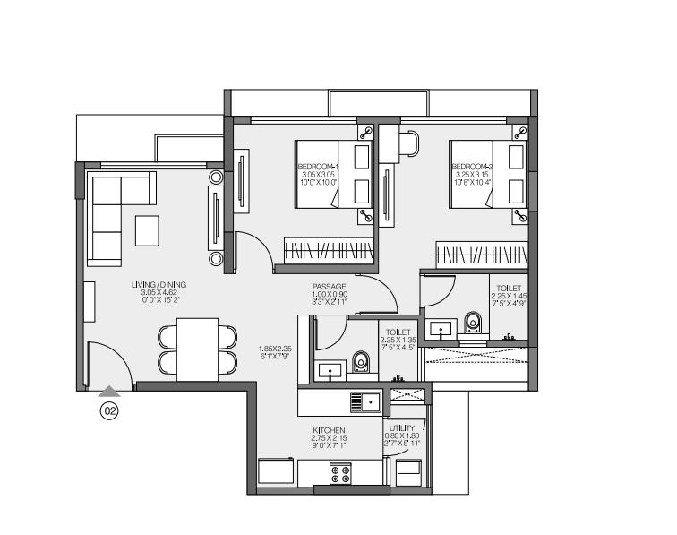 Merlin Avana  Floor Plan 