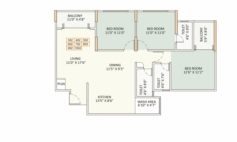Shubh Nirvana  Floor Plan 