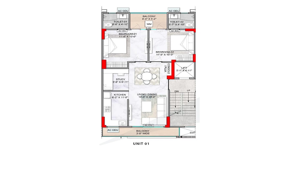 M3M Antalya Hills  Floor Plan 