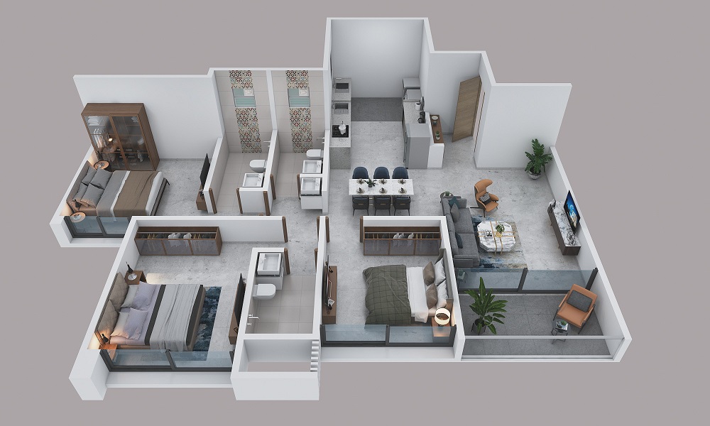 Nandan Ace  Floor Plan 