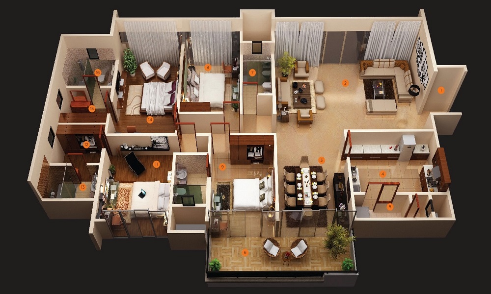 Smart World One Dxp  Floor Plan 
