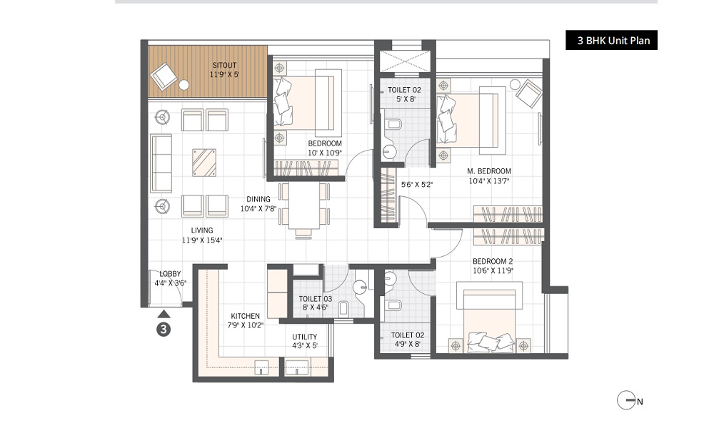 Manav La Moda  Floor Plan 