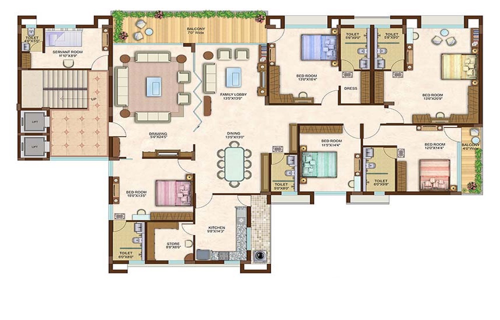 The Balmoral Towers  Floor Plan 