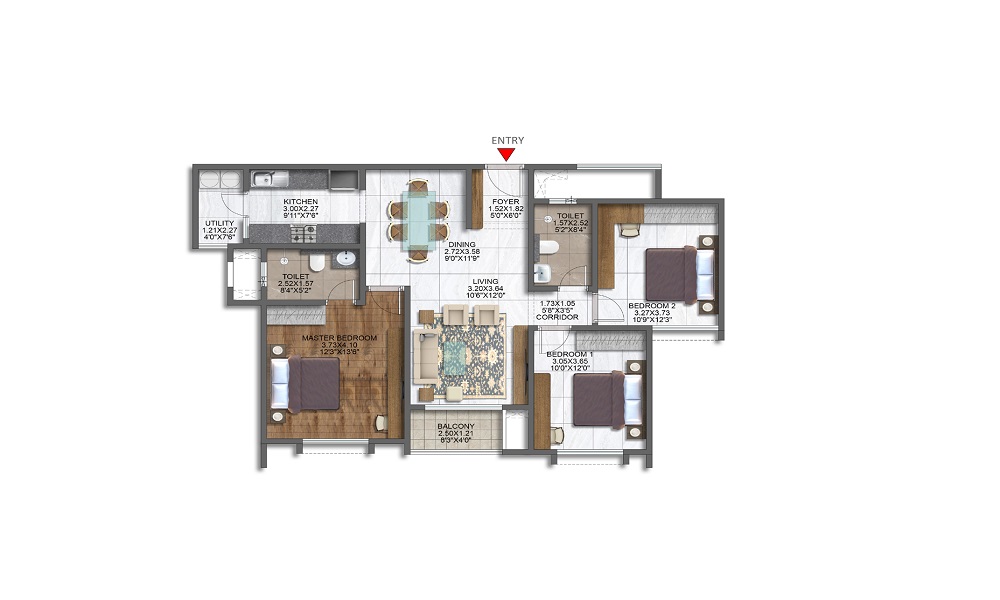 Brigade Sanctuary  Floor Plan 