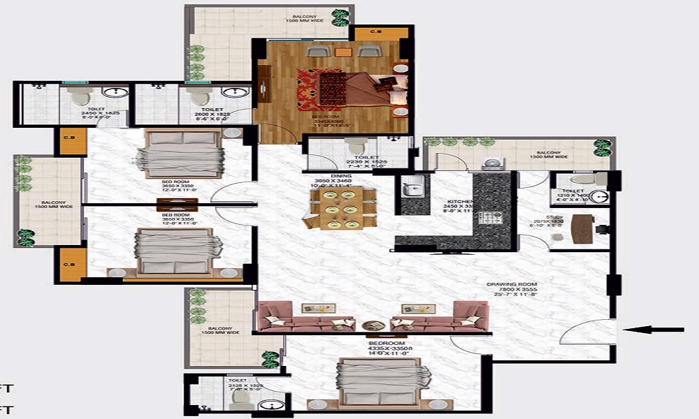 Spring Elmas  Floor Plan 