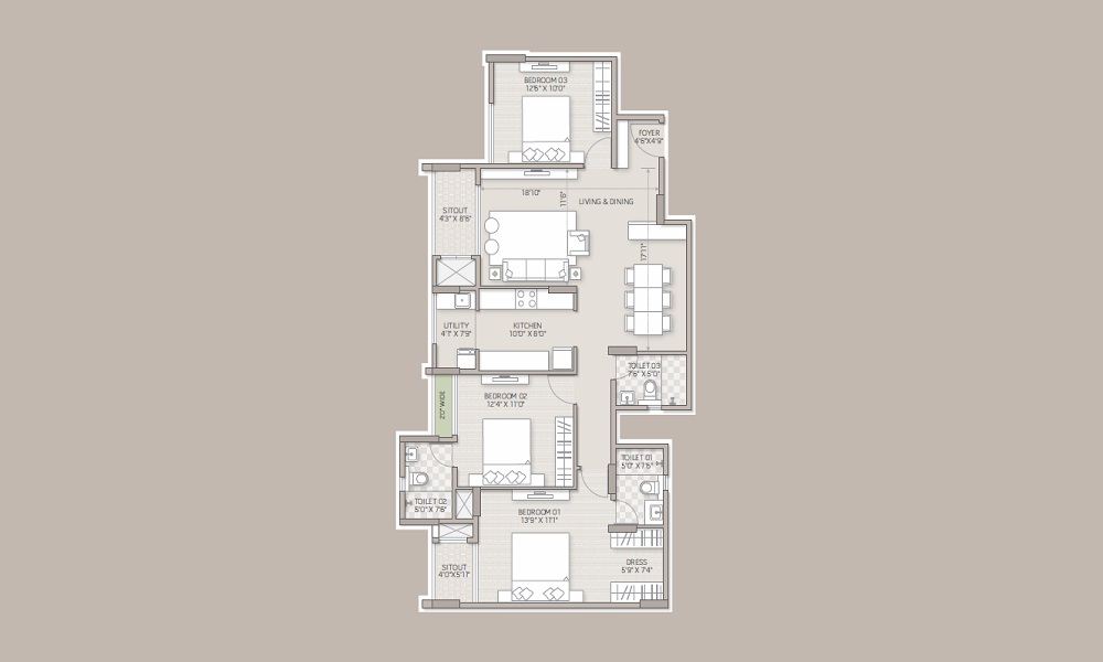 Orchid Salisbury  Floor Plan  Orchid Salisbury  Floor Plan