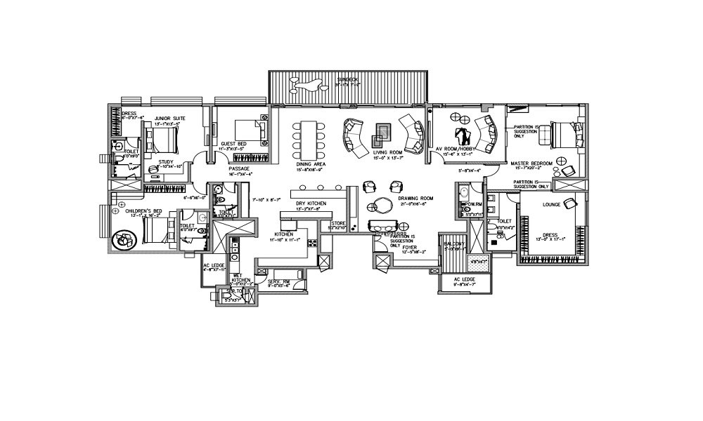 The Harbour Club  Floor Plan 