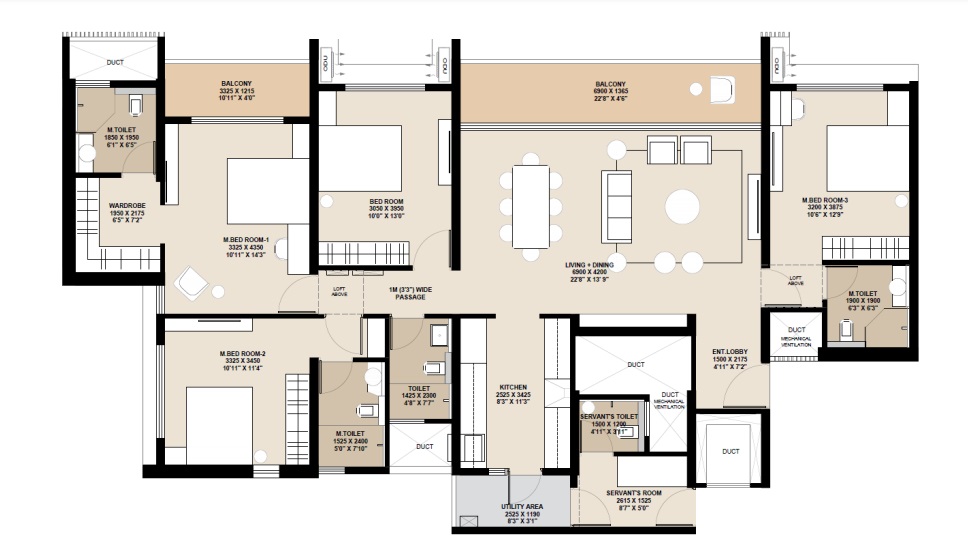 Mahindra IvyLush  Floor Plan 