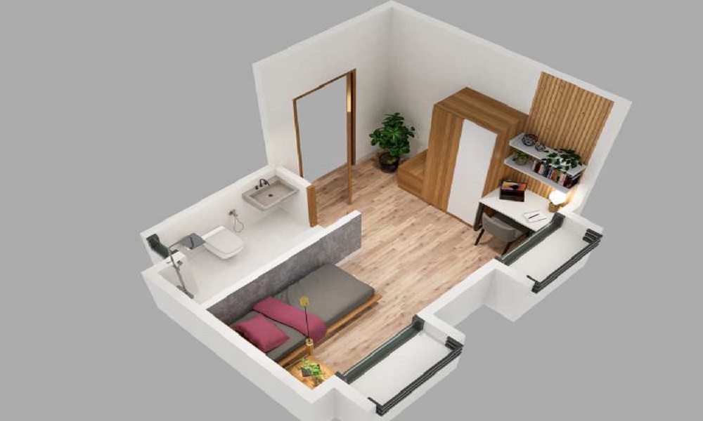Jhamtani Bizcore  Floor Plan 