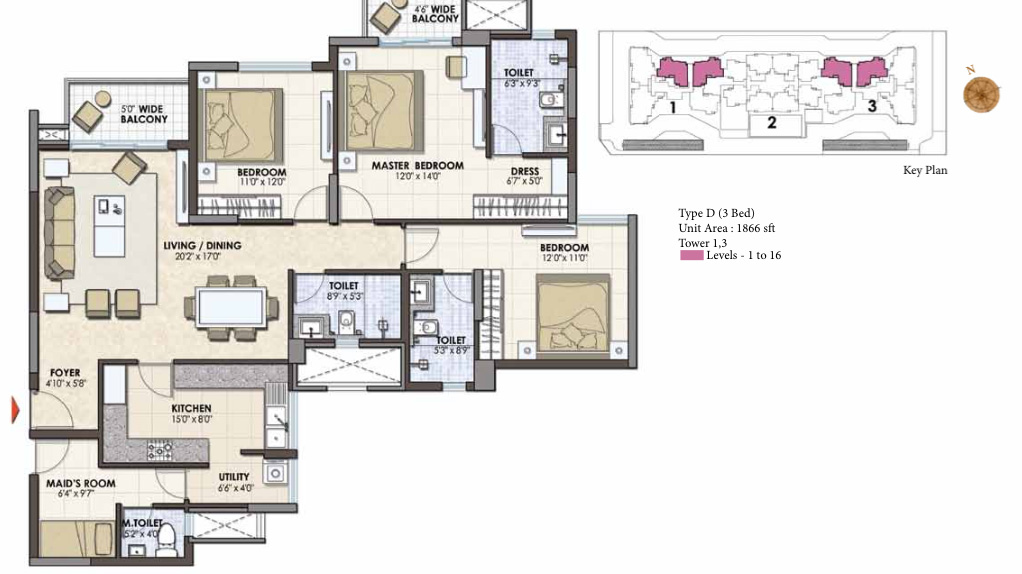 Prestige Pine Wood  Floor Plan 