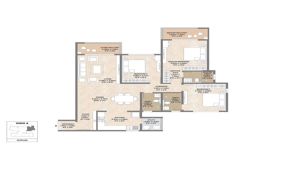 Mahindra Zen  Floor Plan 