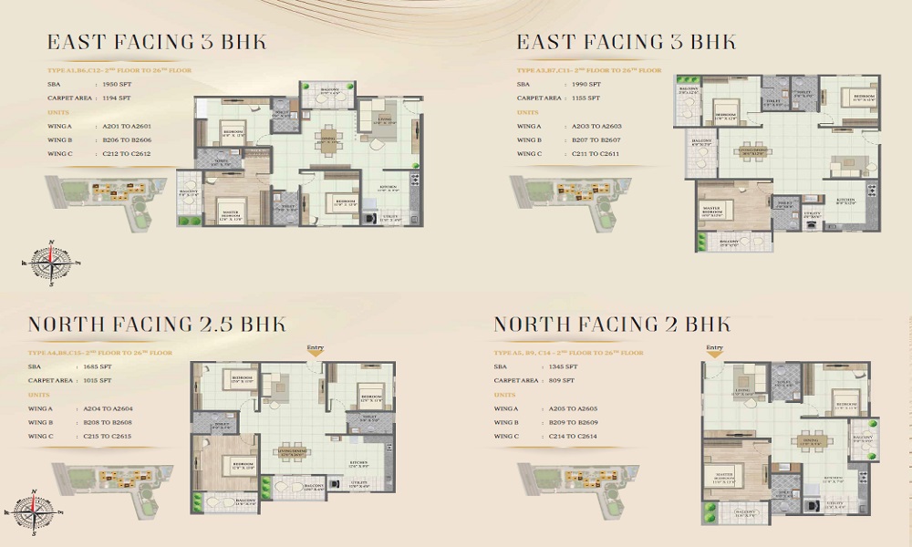 Abhee Celestial City  Floor Plan 
