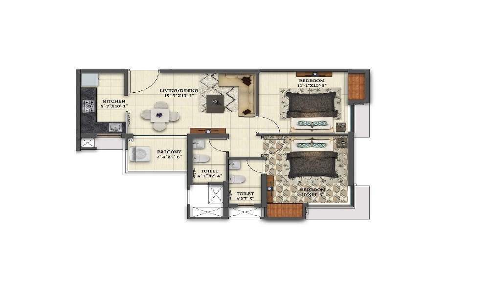 Sethia Pride  Floor Plan 