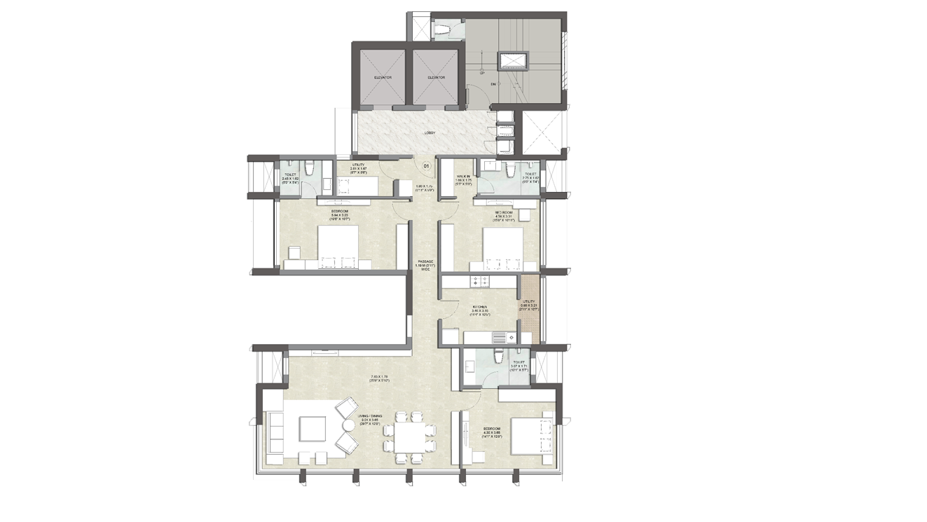 Kalpataru Matru Ashish  Floor Plan 