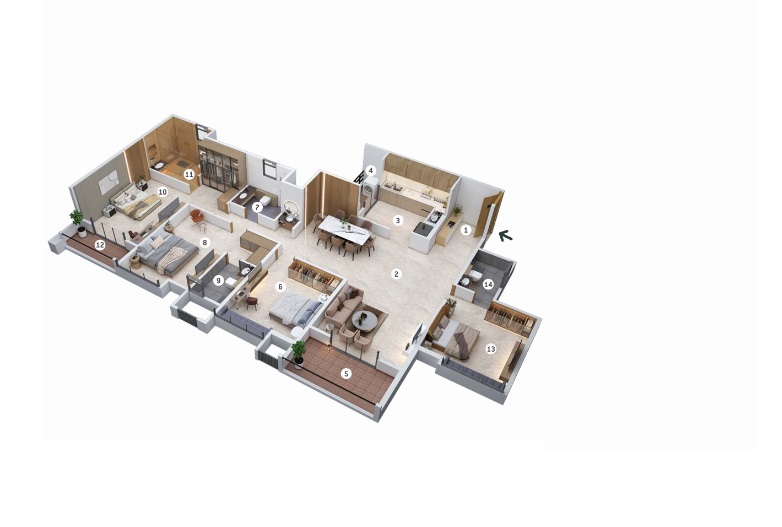 VTP Codename Nature Scape  Floor Plan 