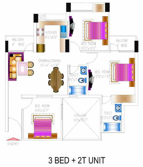 Today Kings Park  Floor Plan 