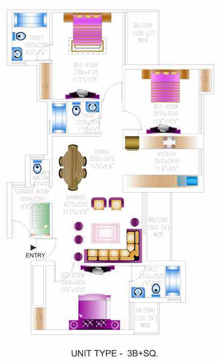 Today Kings Park  Floor Plan 