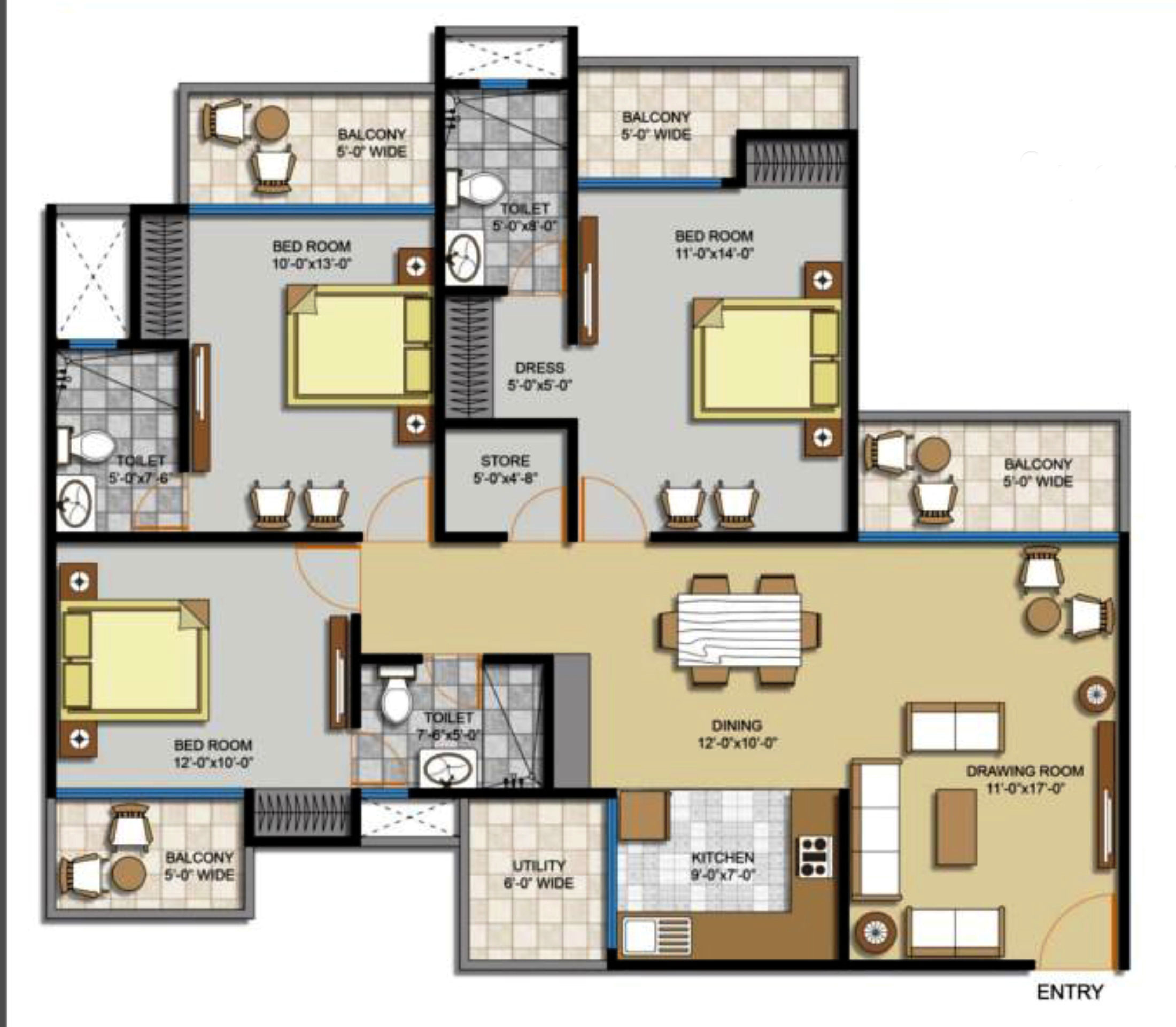 Civitech Stadia  Floor Plan  Civitech Stadia  Floor Plan