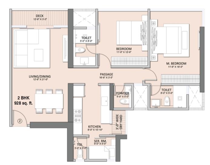 Sheth Beaumonte  Floor Plan 