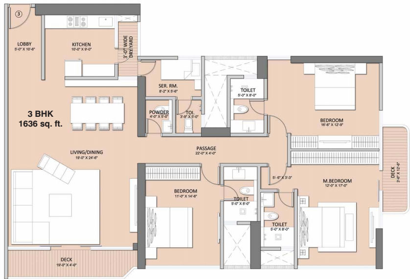 Sheth Beaumonte  Floor Plan 