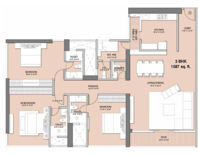 Sheth Beaumonte  Floor Plan 