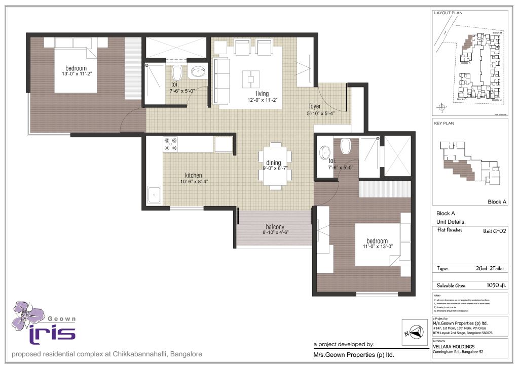 Geown Iris  Floor Plan 