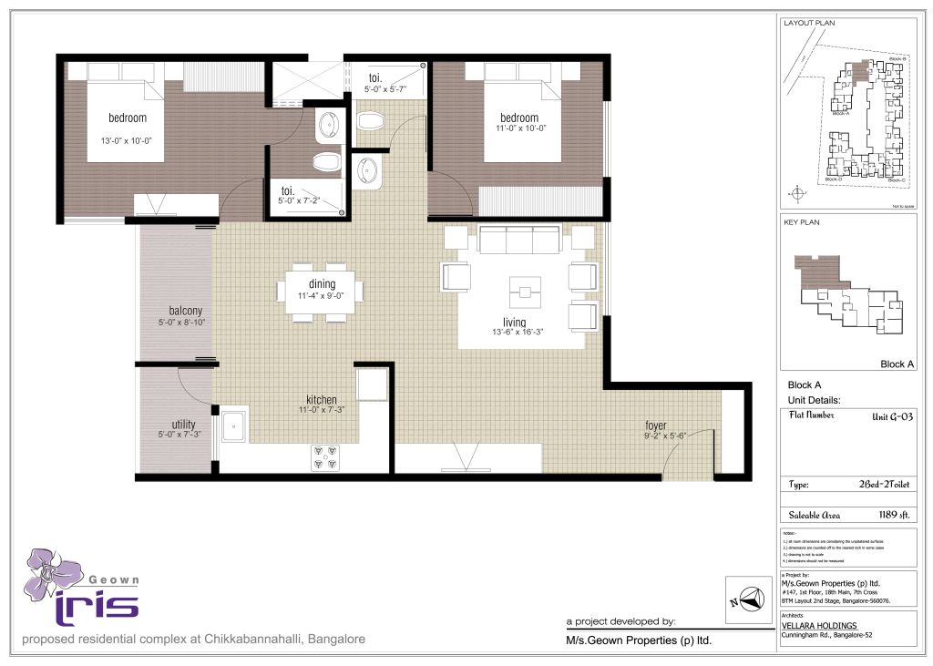 Geown Iris  Floor Plan 