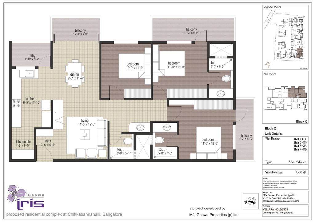 Geown Iris  Floor Plan 