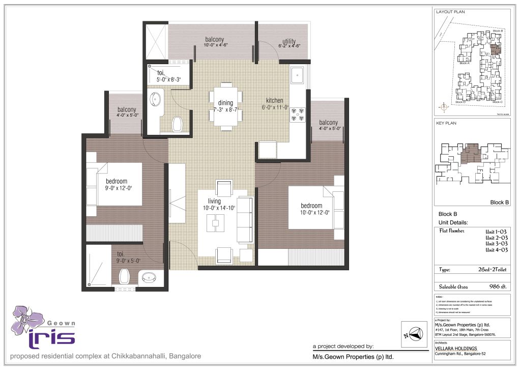 Geown Iris  Floor Plan 